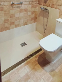 cambio de bañera por ducha adaptada a ras del suelo donostia-san sebastián